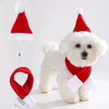 Christmas Pet Hat & Scarf Set – Knit Reindeer Holiday Outfit for Dogs & Cats