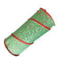 Christmas Cat Tunnel – Collapsible Candy-Cane Print Play Tunnel