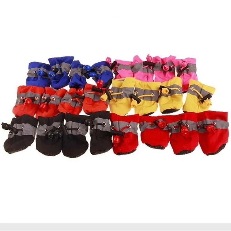 Waterproof Dog Boots – 4-Pack Anti-Slip