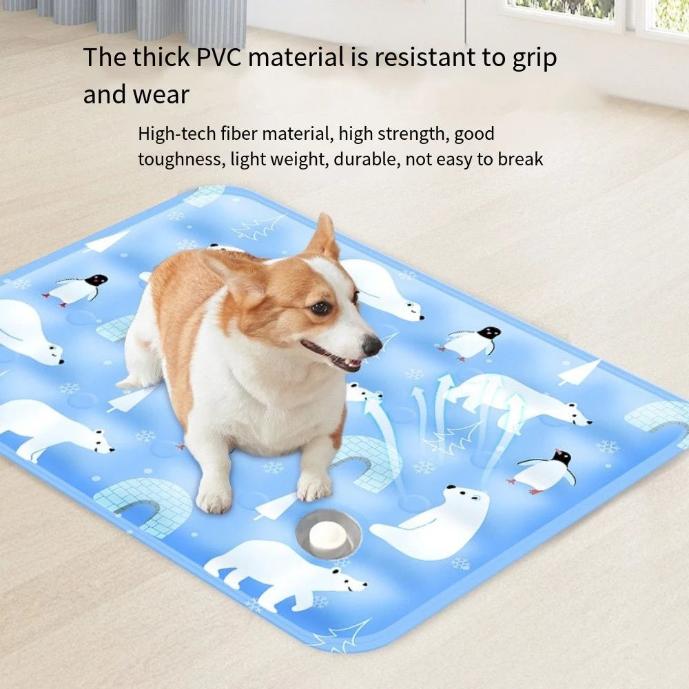 Self-Cooling Gel Pet Mat – Pressure-Activated Cooling Pad