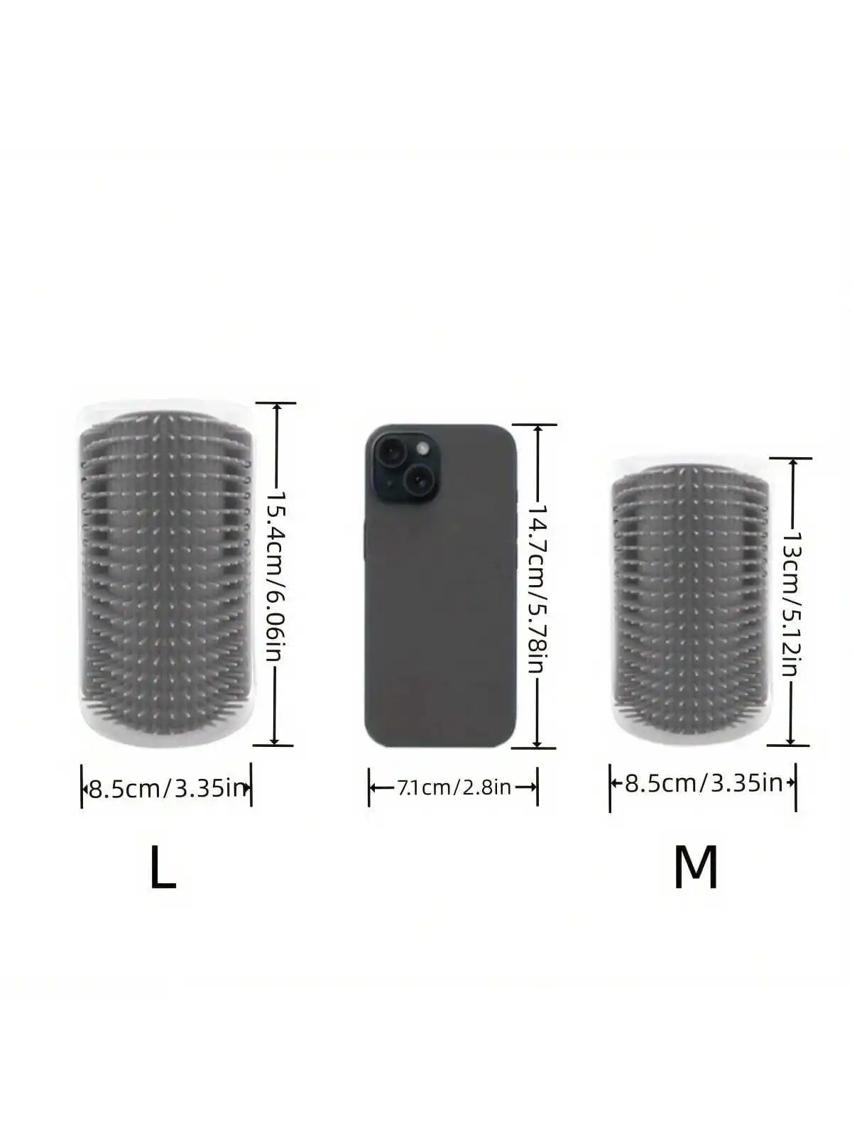 Wall-Mount Cat Self-Groomer Brush
