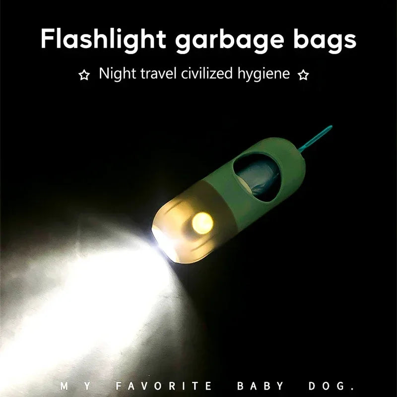 LED-Light Poop Bag Dispenser – Night-Walk Ready