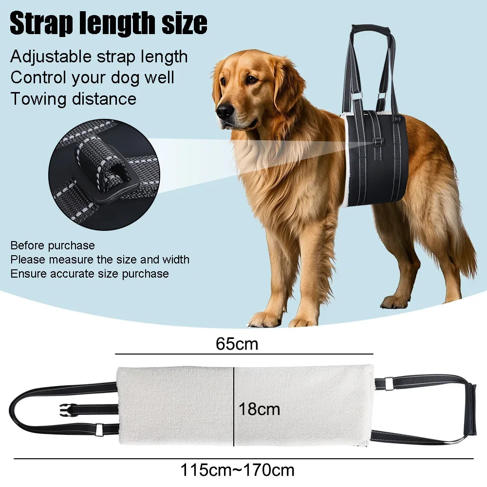 Rear-Leg Lift Harness Sling – Mobility Support for Senior Dogs