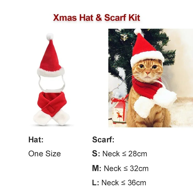 Santa Claus Pet Costume – Christmas Dress-Up for Dogs & Cats