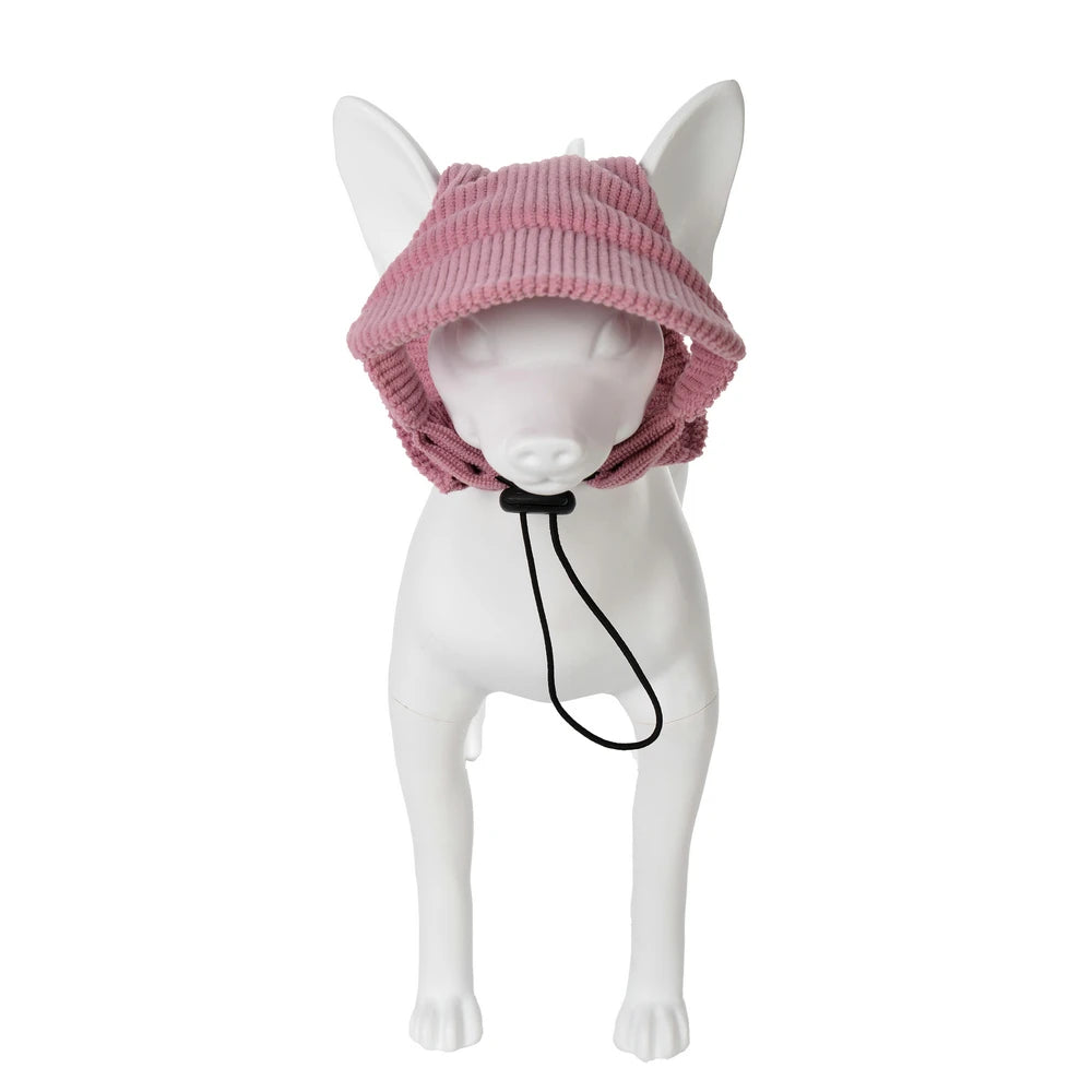 Knit Dog Beanie Hat with Ear Holes