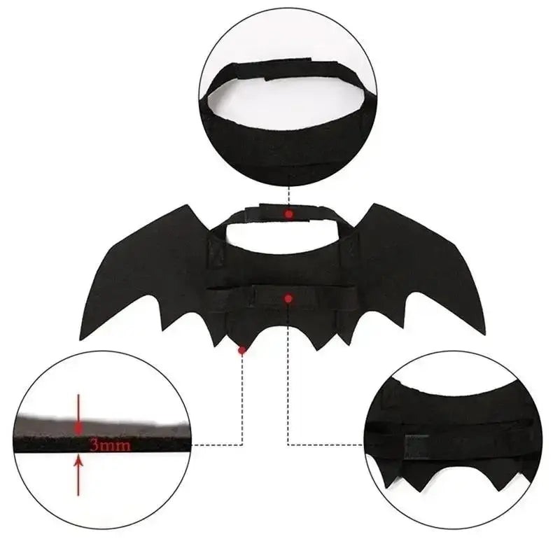 Bat Wings Pet Costume for Halloween