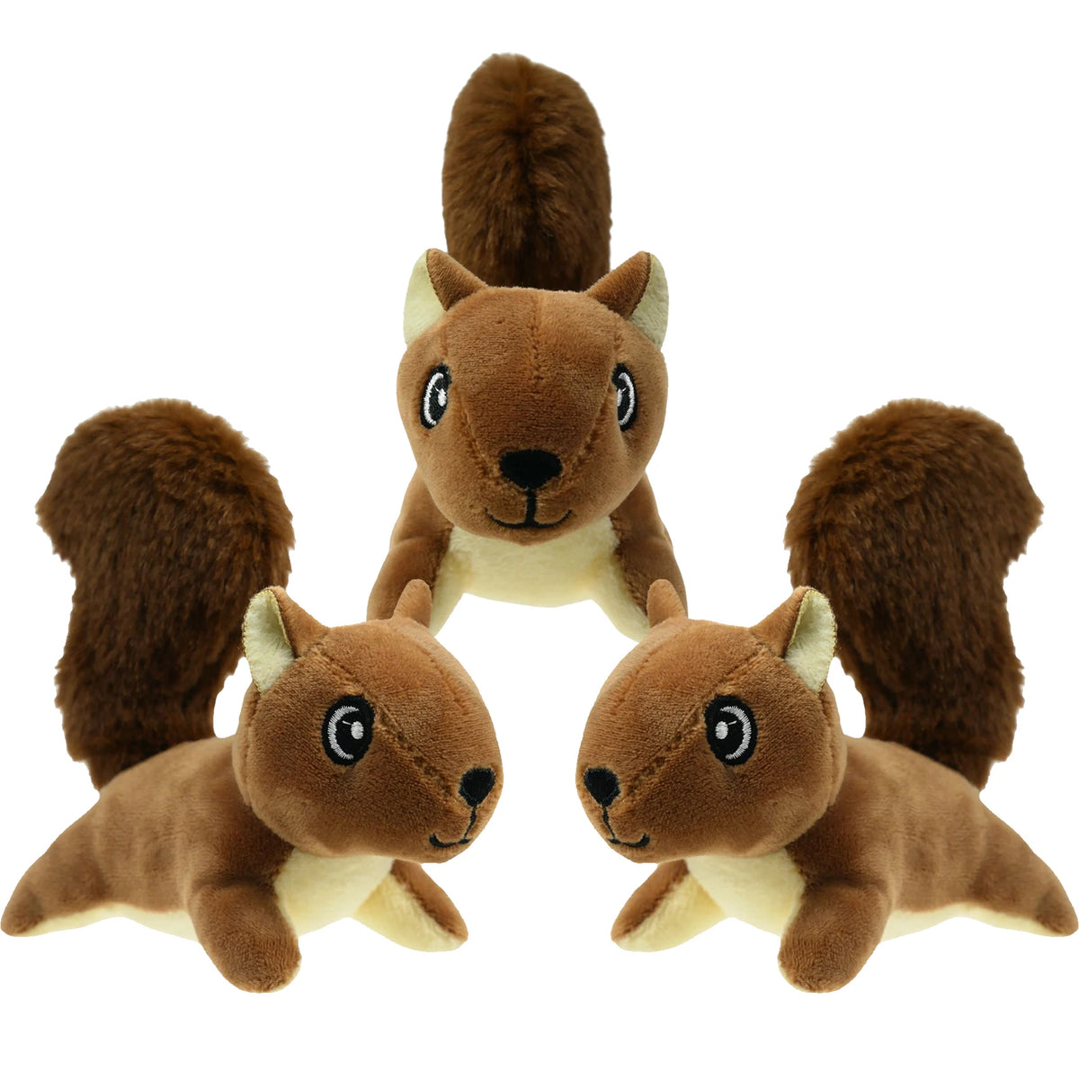 Hide-and-Seek Squirrel Plush Puzzle Dog Toy – Nose-Work Enrichment Toy