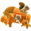 Hide-and-Seek Squirrel Plush Puzzle Dog Toy – Nose-Work Enrichment Toy