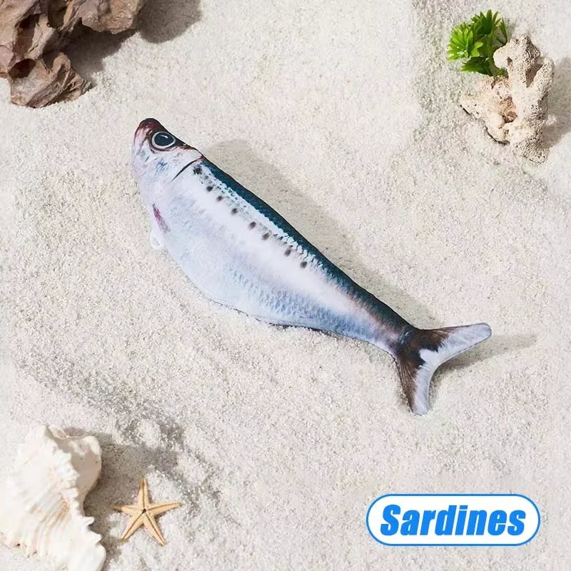 Flopping Fish Cat Toy with Catnip