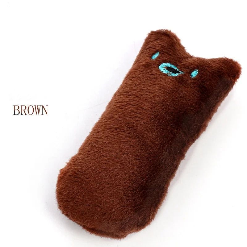 Squeaky Catnip Plush Toy – Interactive Kitten Chew Toy