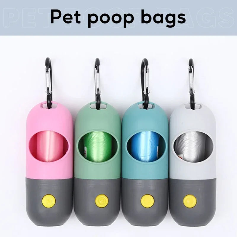 LED-Light Poop Bag Dispenser – Night-Walk Ready