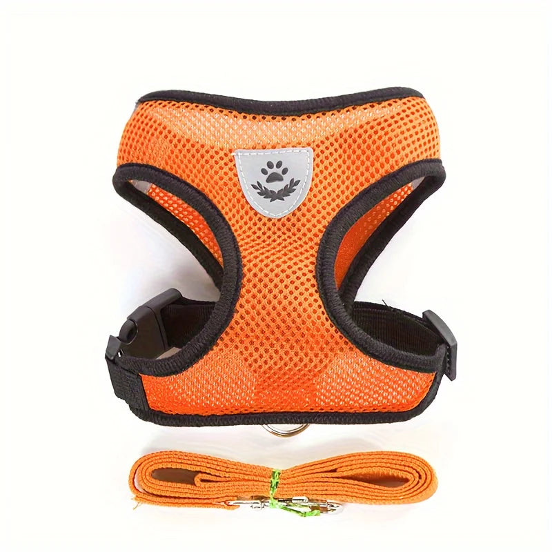 Escape-Proof Cat Harness & Leash Set – Breathable Mesh Vest