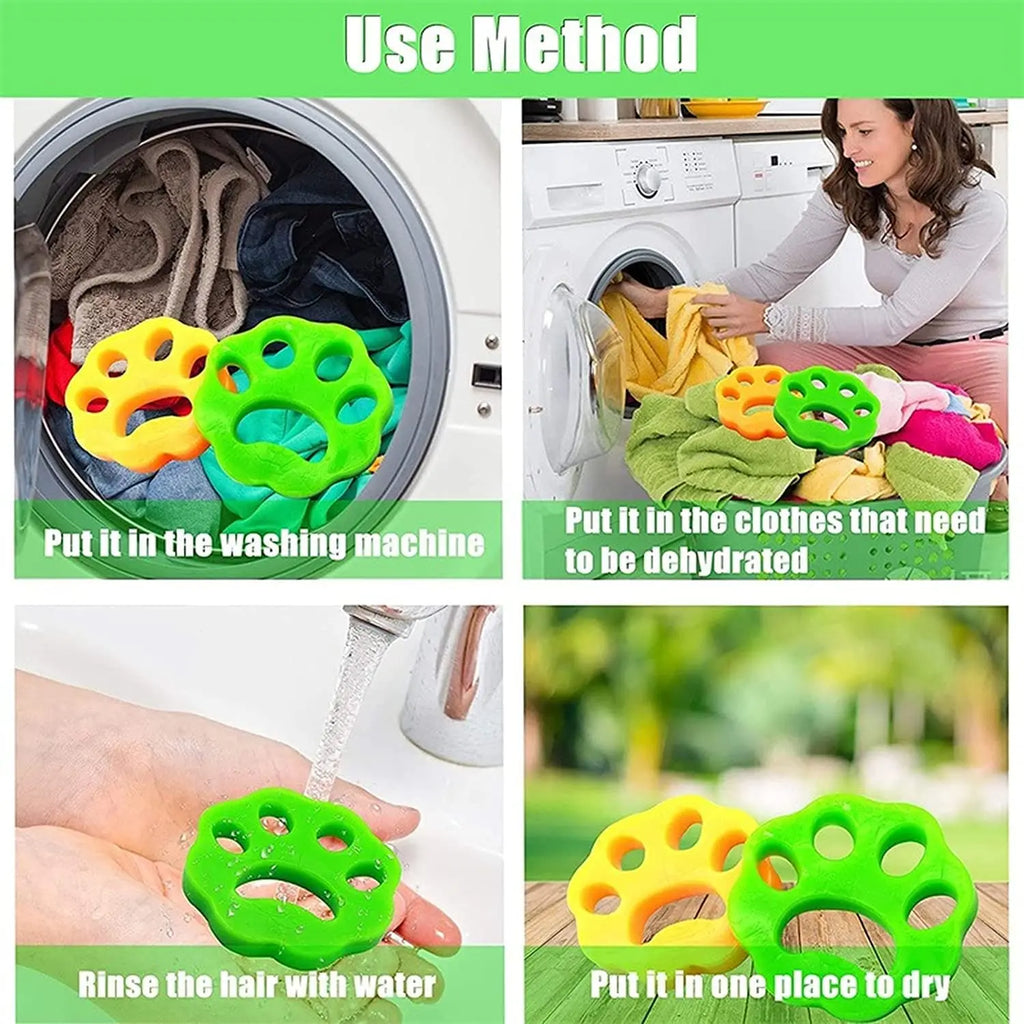Reusable Laundry Pet Hair Catcher Discs