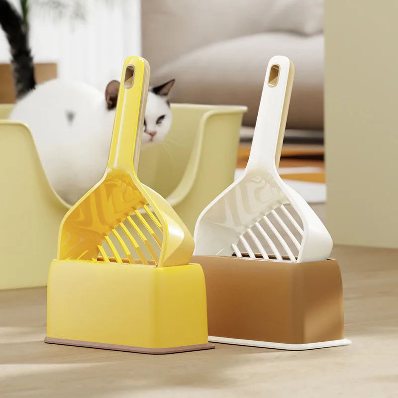 Cat Litter Scoop with Holder Stand