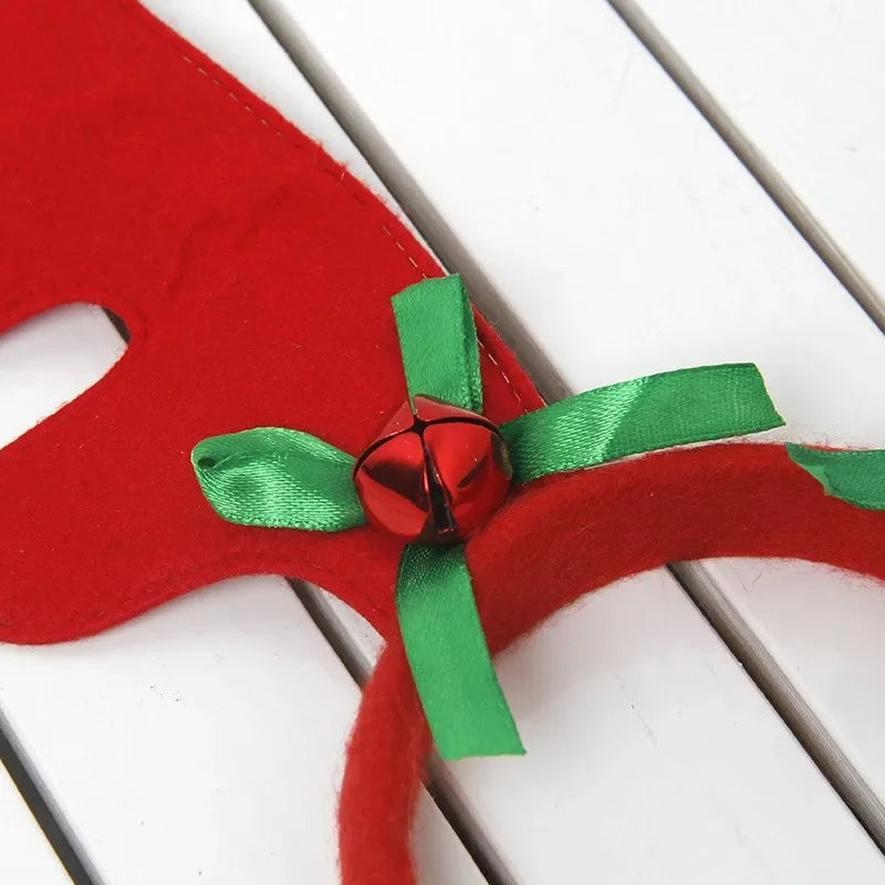 Reindeer Antlers Headband for Pets – Christmas Costume Accessory