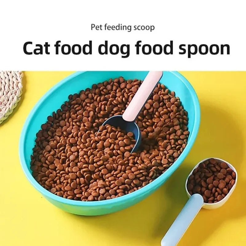 Pet Food Measuring Scoop with Bag Clip