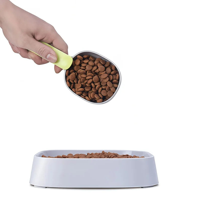 Pet Food Measuring Scoop with Bag Clip