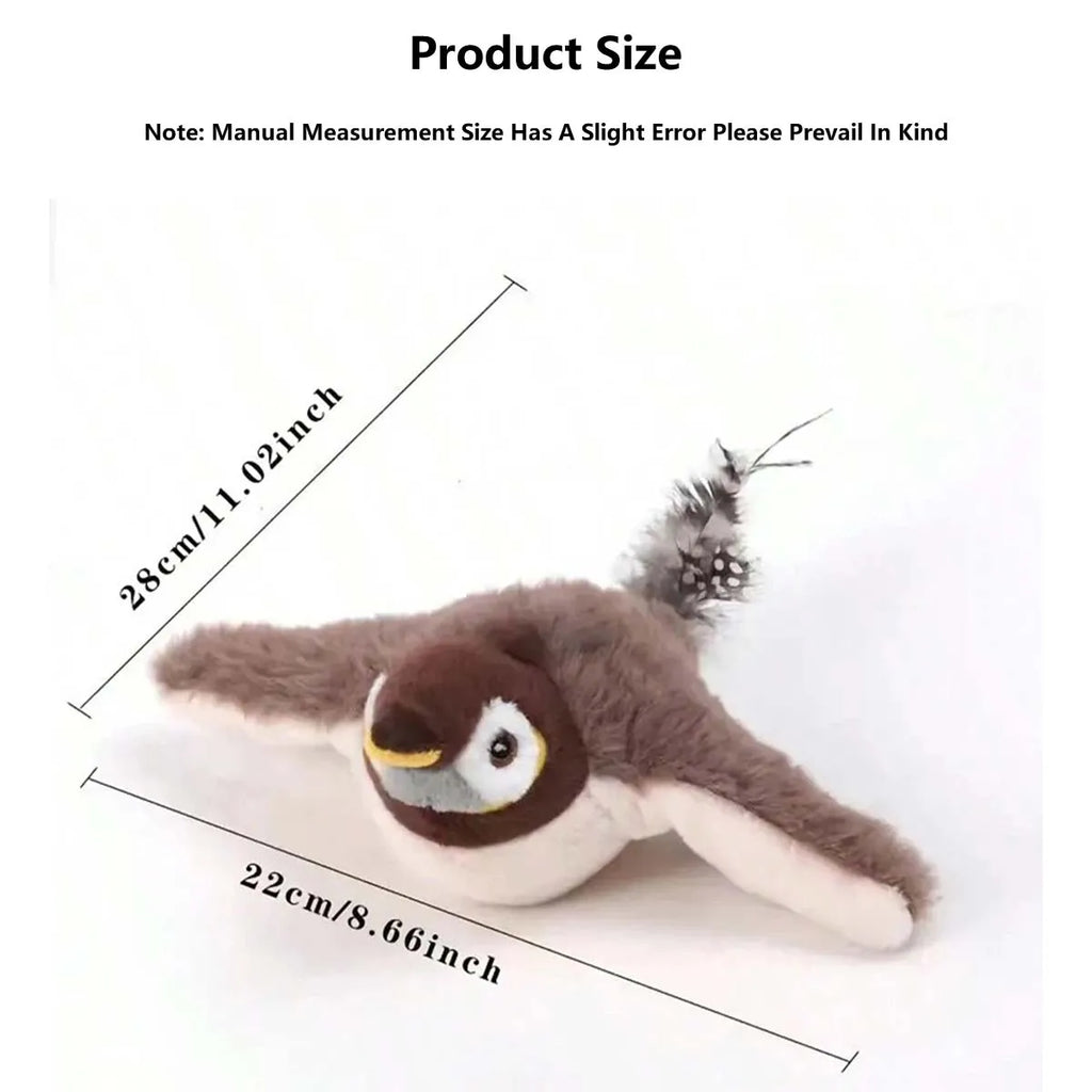 Flapping Chirping Bird Cat Toy – USB Rechargeable