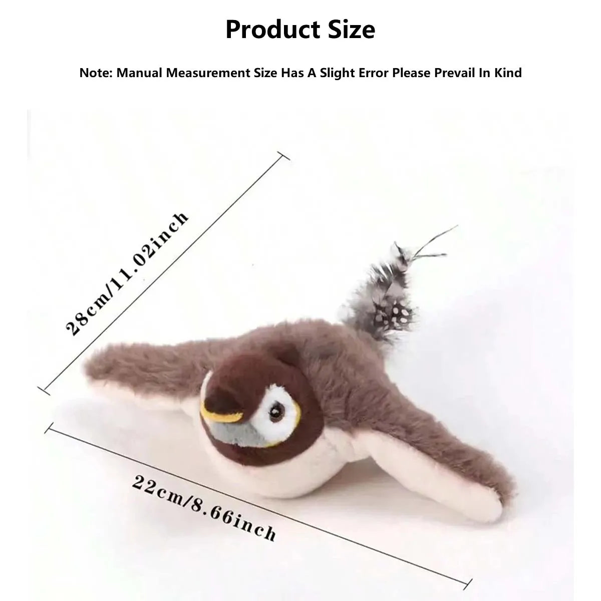 Flapping Chirping Bird Cat Toy – USB Rechargeable