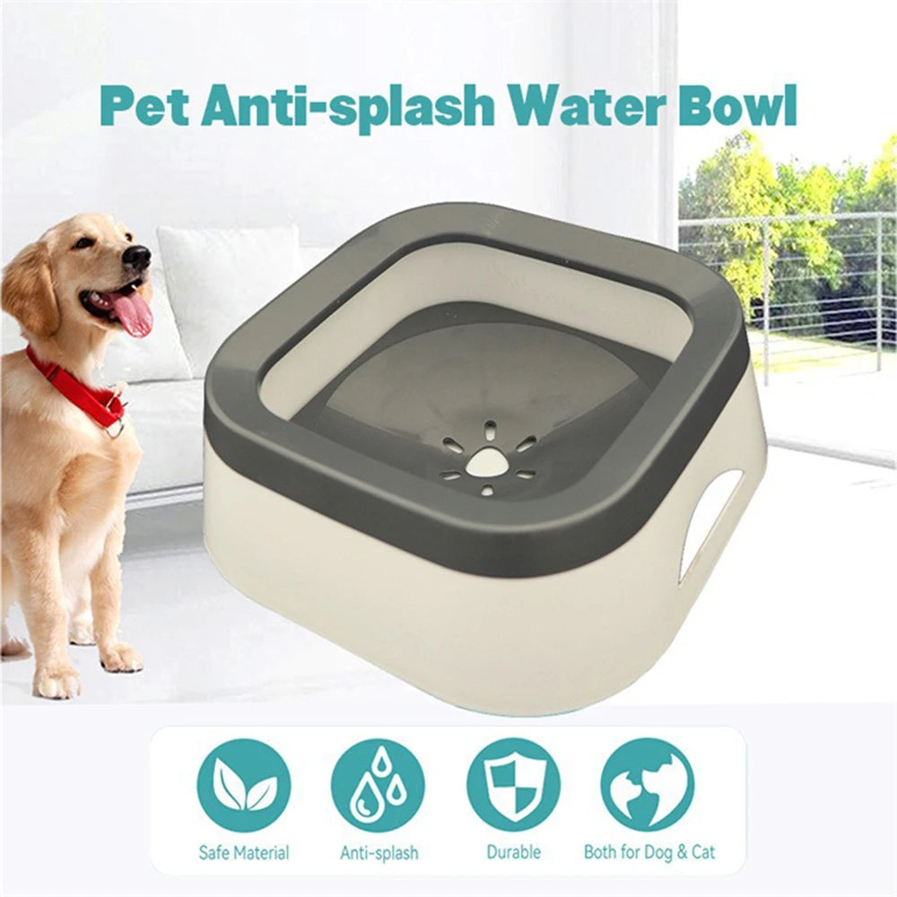 No-Spill Splash-Proof Dog Water Bowl – Travel & Car Basin