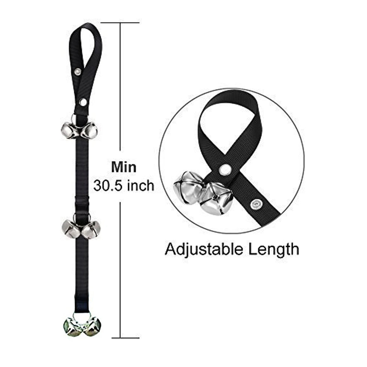 Dog Doorbell for Potty Training – Adjustable Hanging Bells