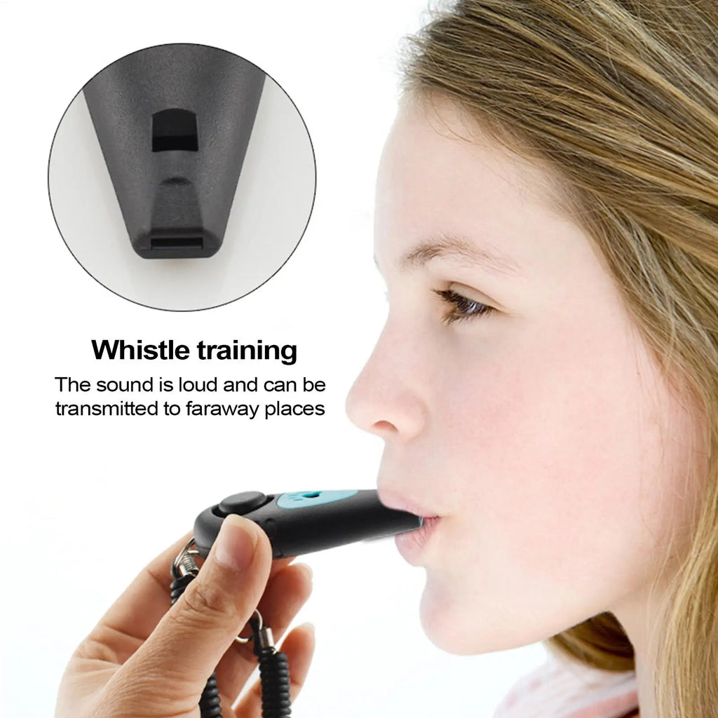 Dog Training Clicker & Whistle Set