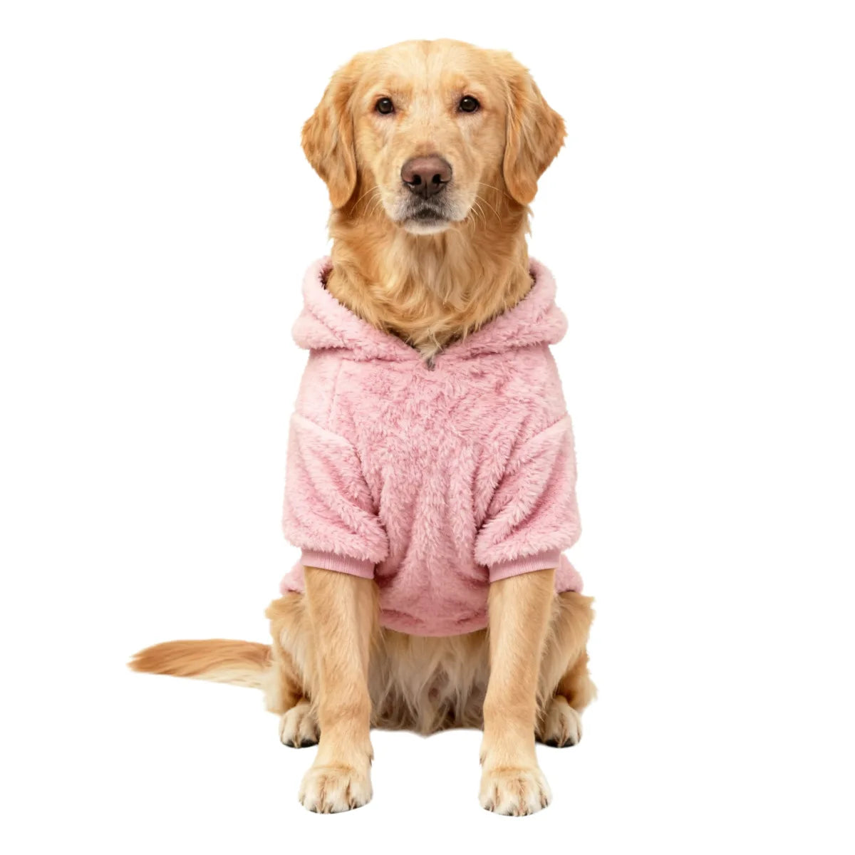 Fleece Dog Hoodie with Kangaroo Pocket – Warm Winter Coat