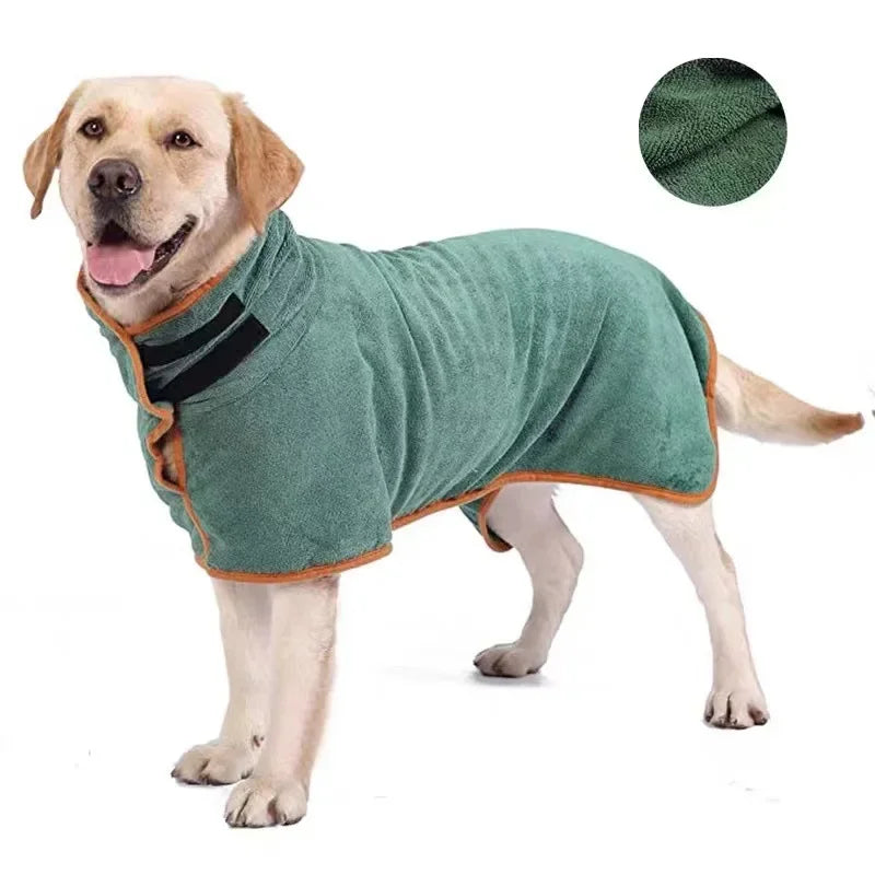 Dog Bathrobe – Quick-Dry Drying Coat