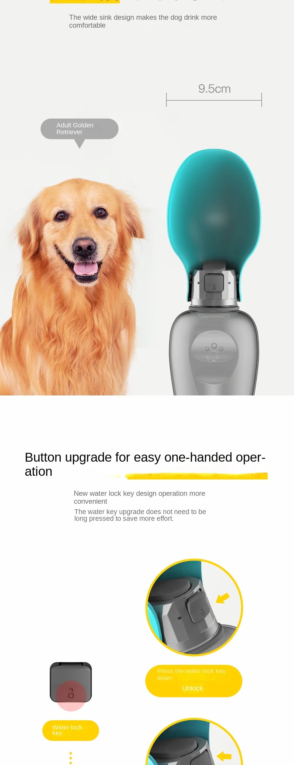 Pet Water Cup, Portable Dog Water Bottle, Outdoor Leaf-Shaped Foldable Water Bottle for Walking Dogs