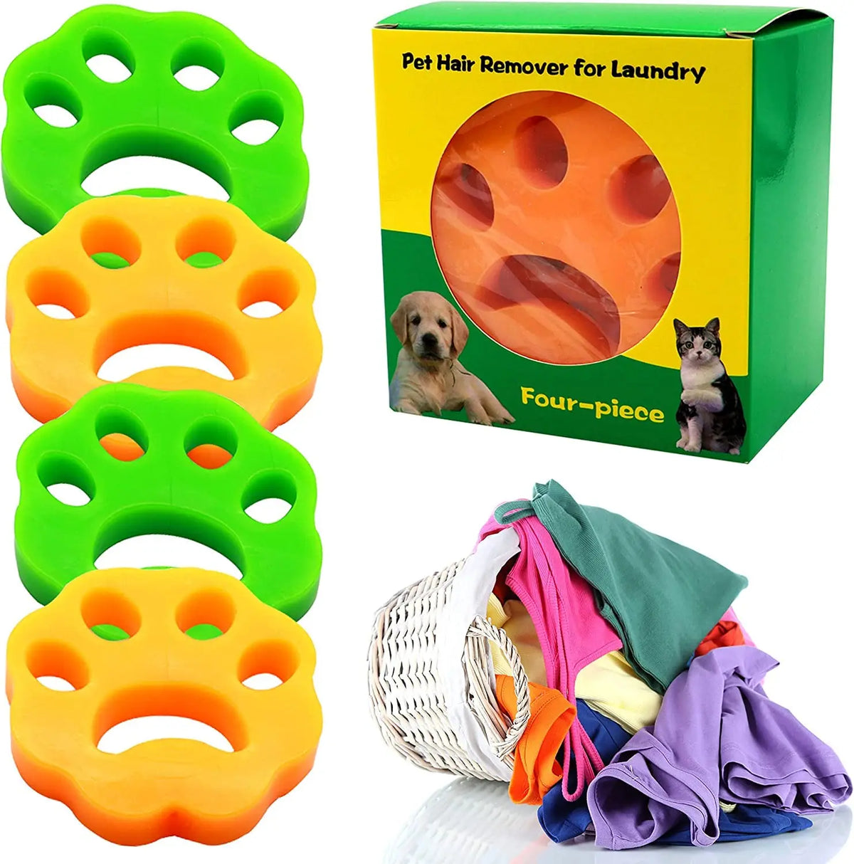 Reusable Laundry Pet Hair Catcher Discs