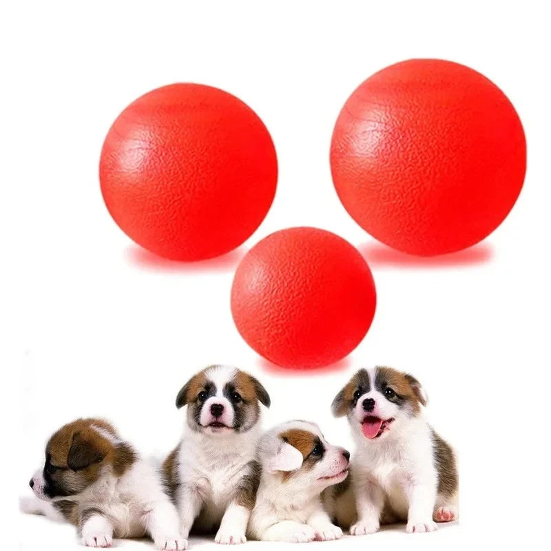 Indestructible Solid Rubber Ball – Bite-Resistant Fetch Toy