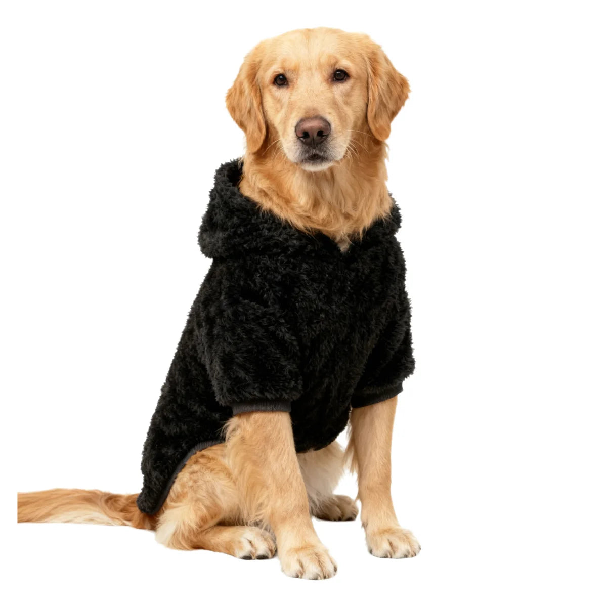 Fleece Dog Hoodie with Kangaroo Pocket – Warm Winter Coat