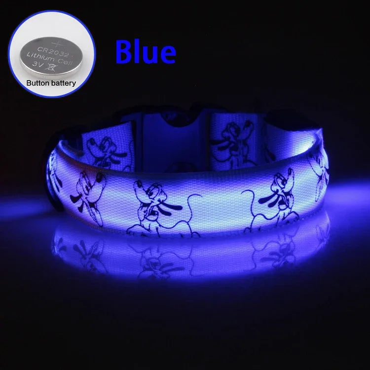 USB Rechargeable LED Dog Collar