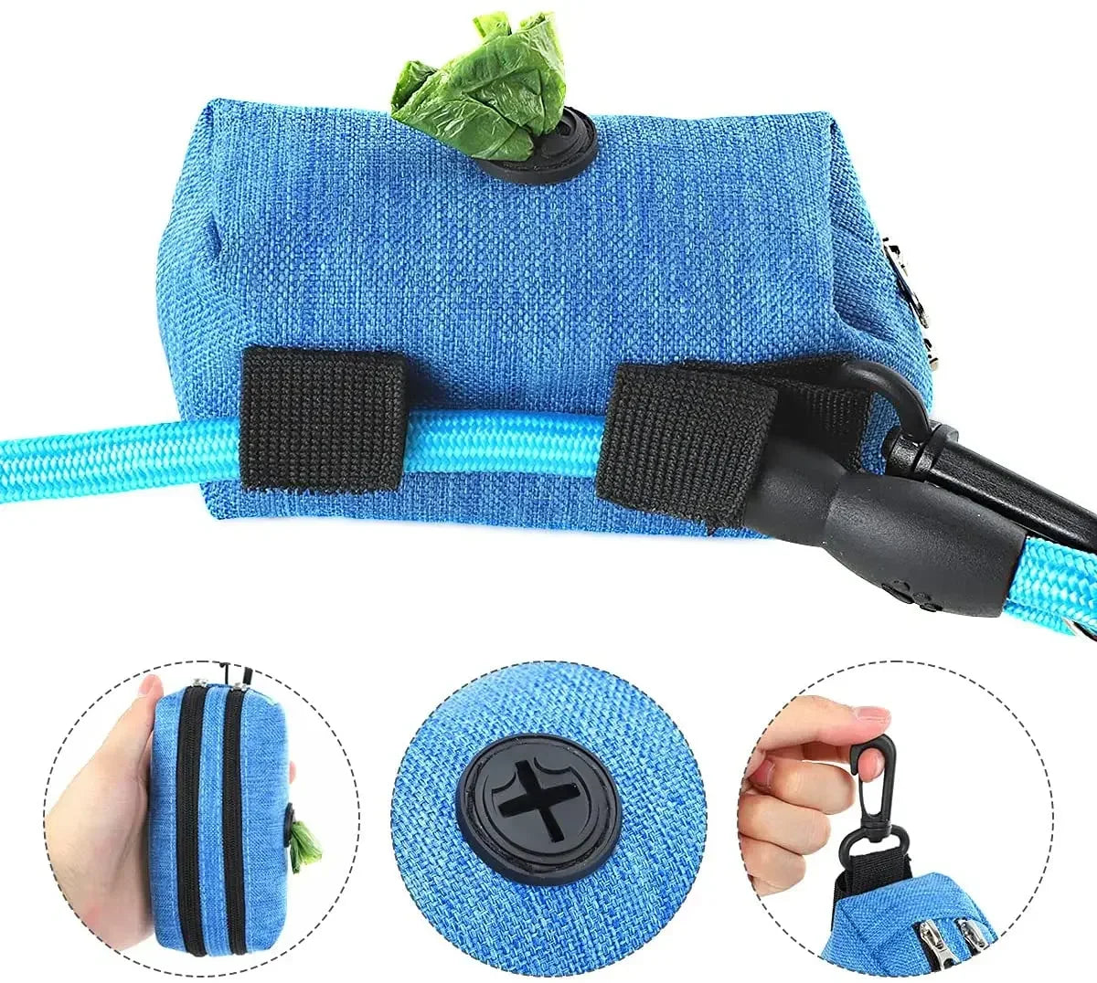 Dog Poop Bag Dispenser + Waste Bag Rolls
