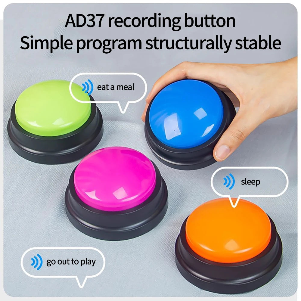 Recordable Dog Talking Buttons – Pet Communication Training Set