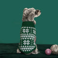 Cat Christmas Sweater – Fair-Isle & Santa Knit Pullover