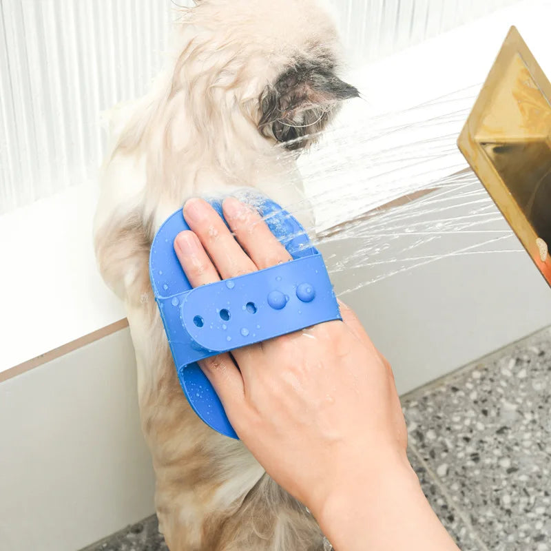 Silicone Pet Bath Massage Brush