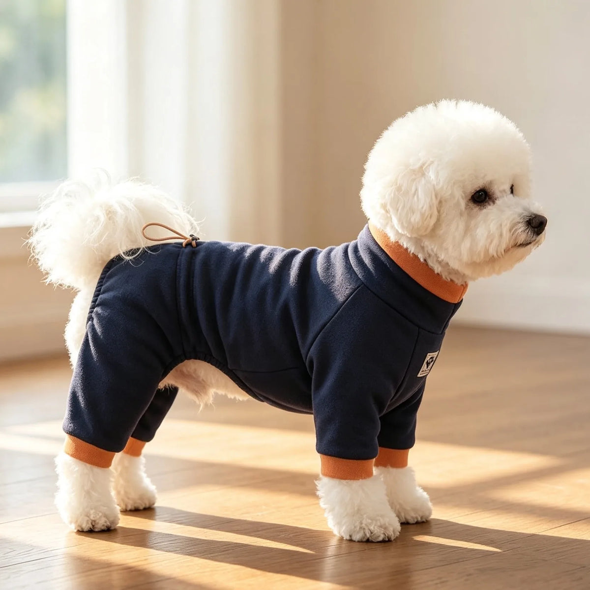 Fleece Dog Pajamas Onesie – Warm Winter Sleepwear