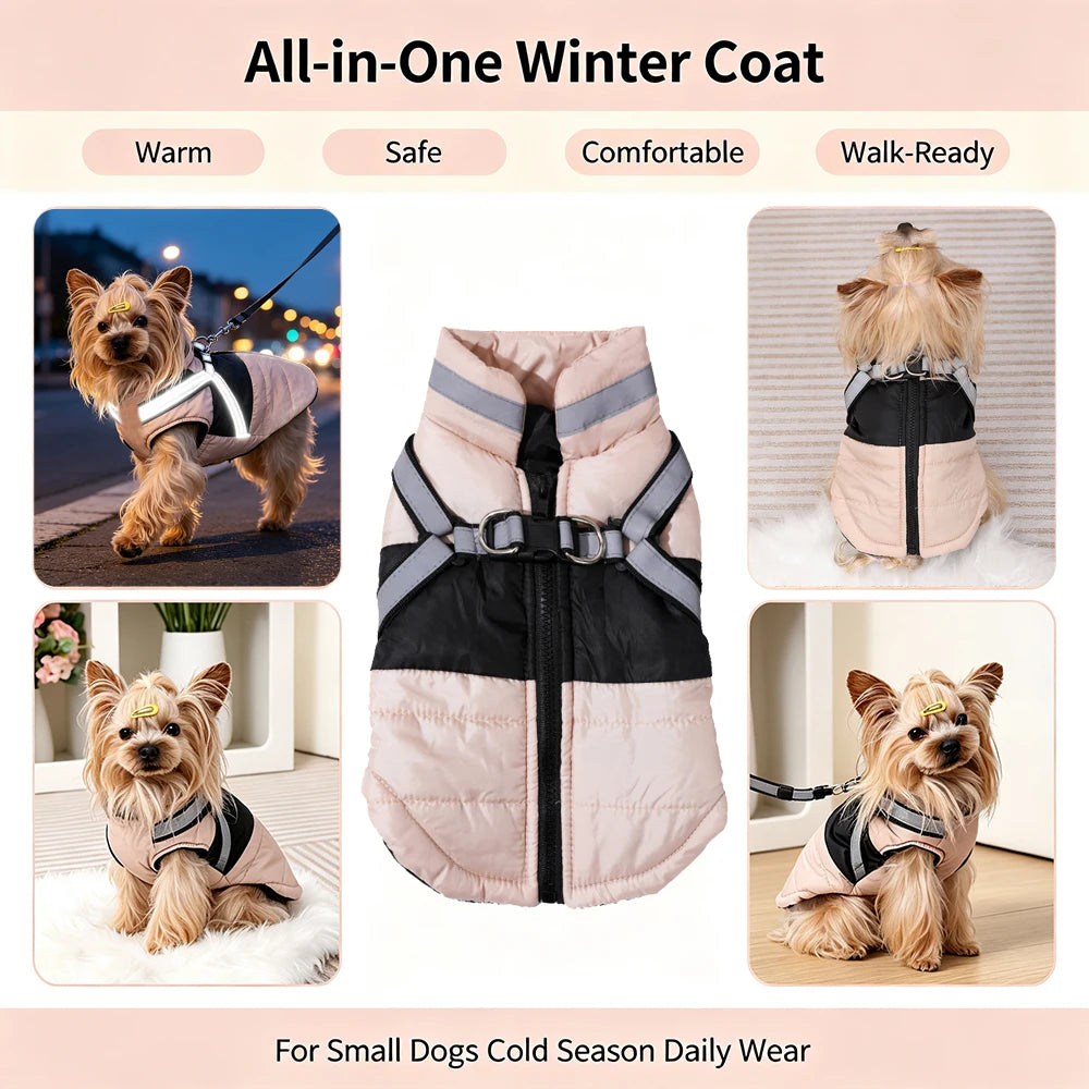 Dog Winter Coat – Warm Puffer Jacket