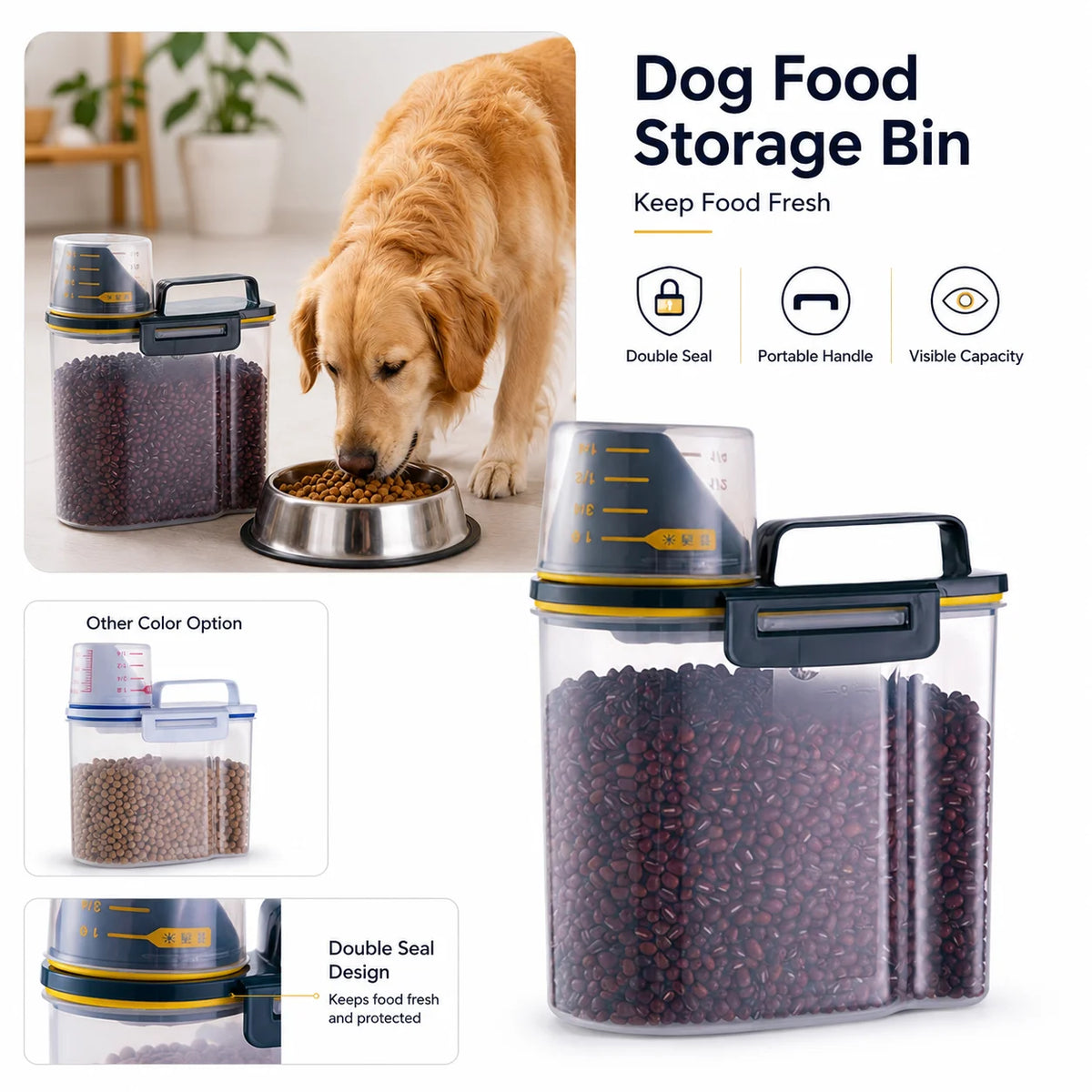 Airtight Pet Food Storage Container