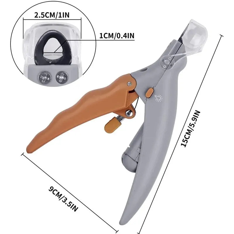 LED Pet Nail Clipper with Safety Guard