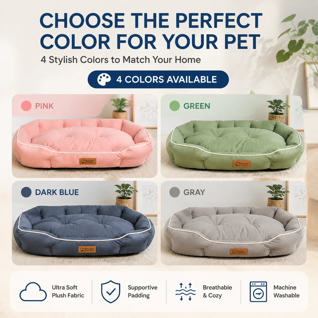 Calming Donut Dog Bed for Anxiety