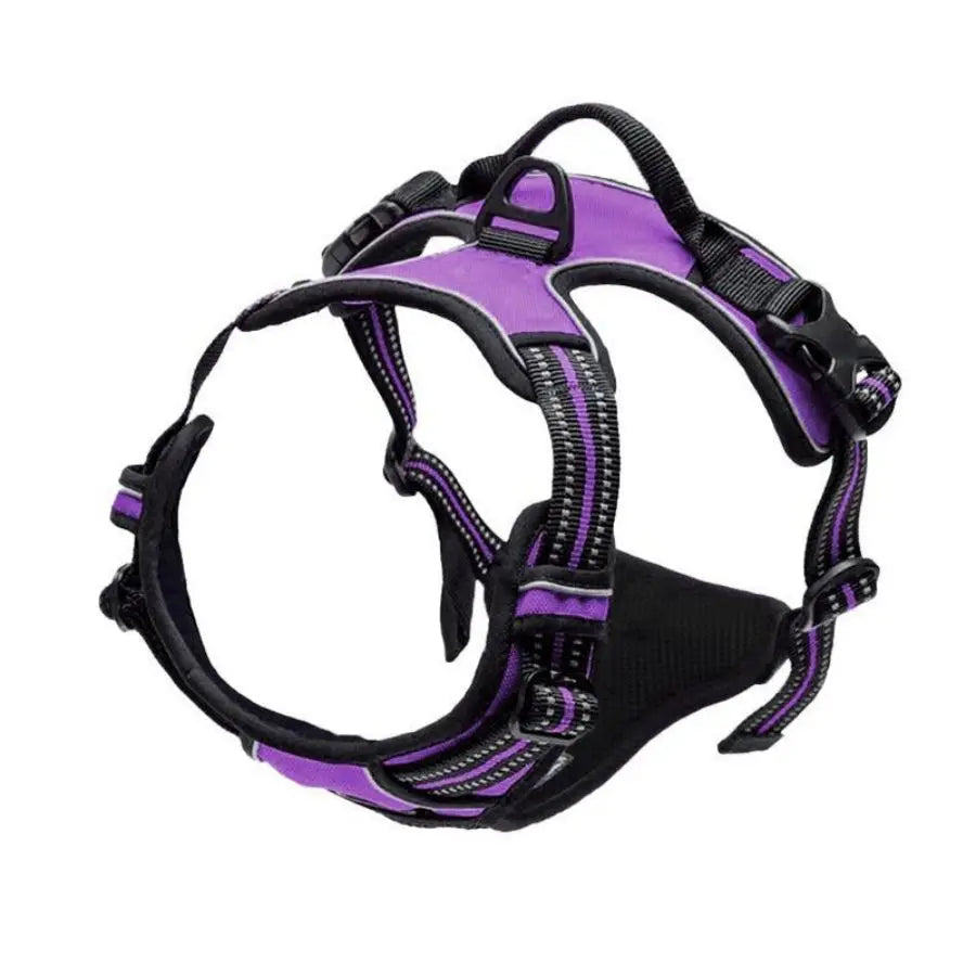 No-Pull Front-Clip Reflective Dog Harness