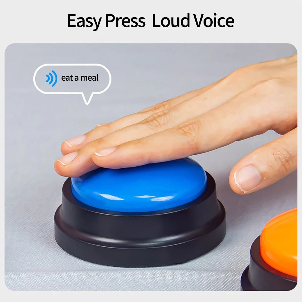 Recordable Dog Talking Buttons – Pet Communication Training Set