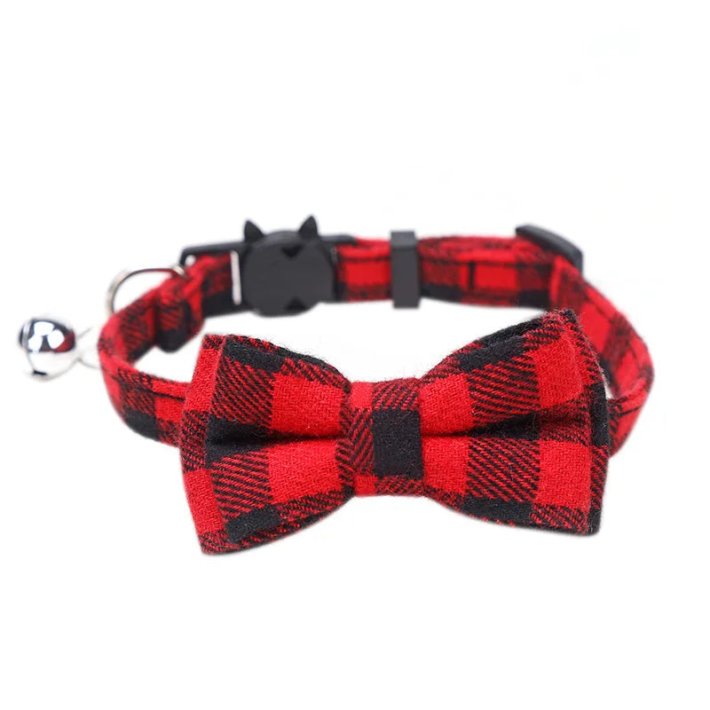 Breakaway Cat Collar with Bow Tie & Bell