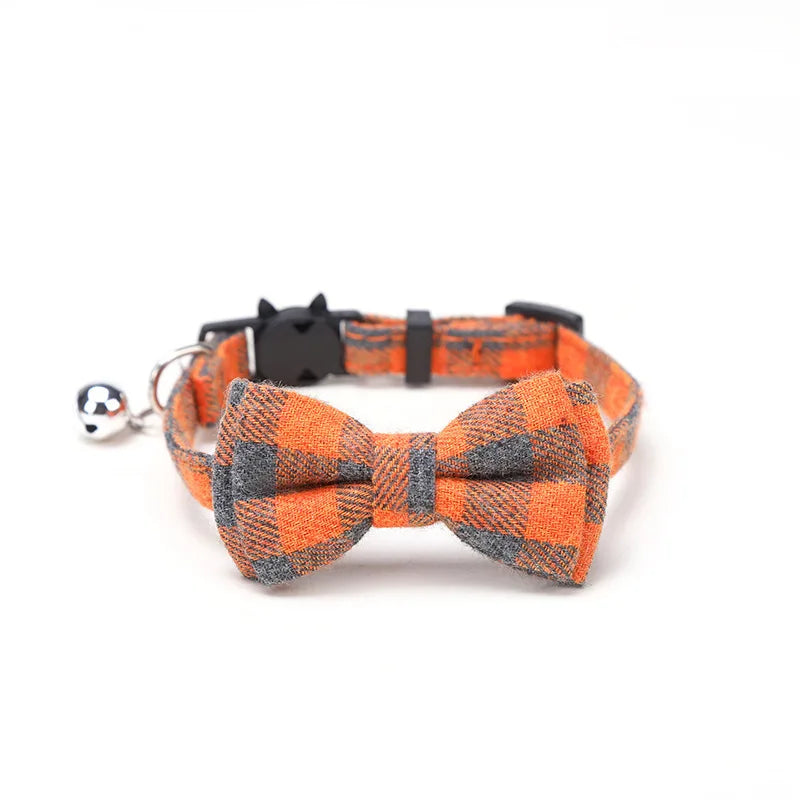 Breakaway Cat Collar with Bow Tie & Bell