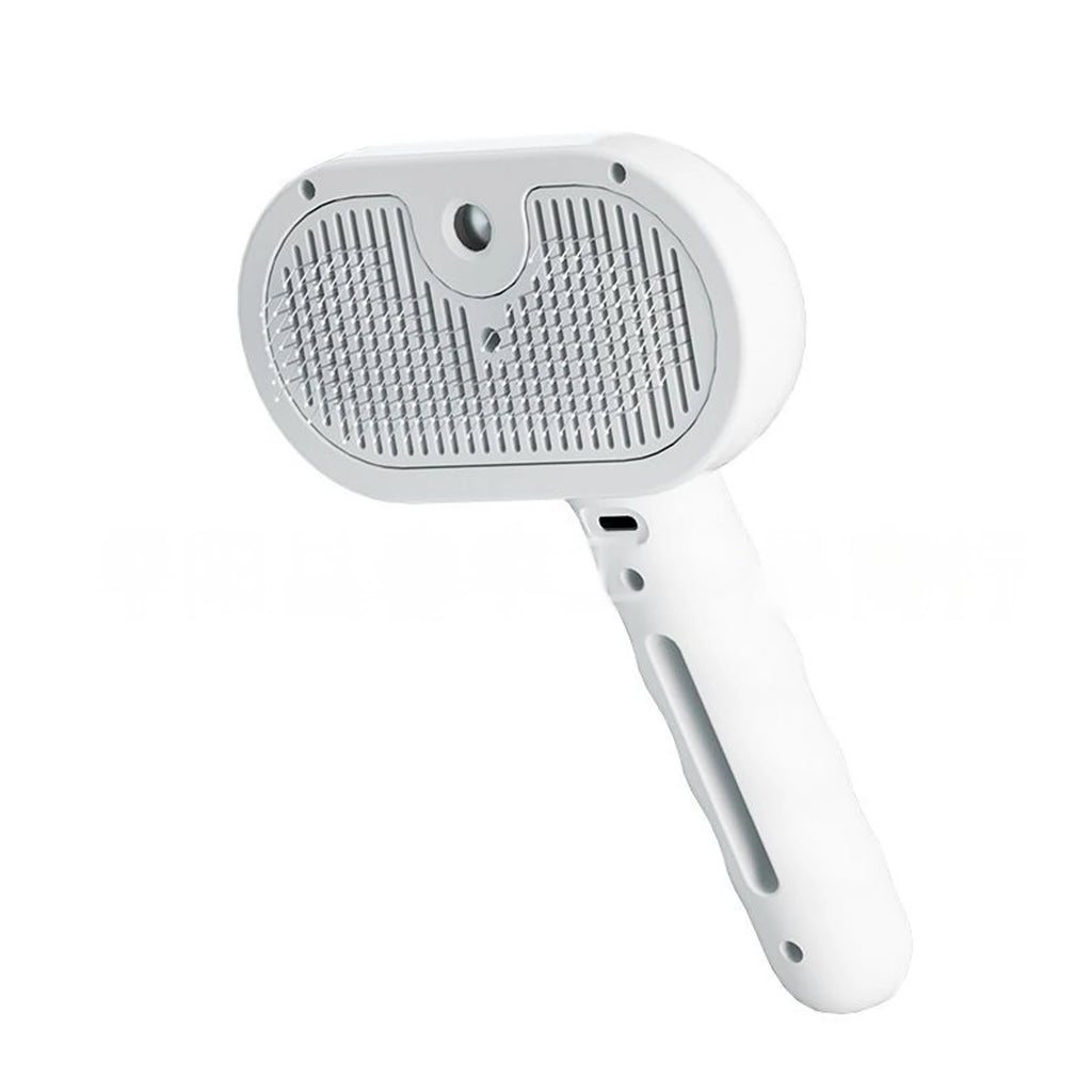 Pet Steam Grooming Brush – Mist Spray Deshedder