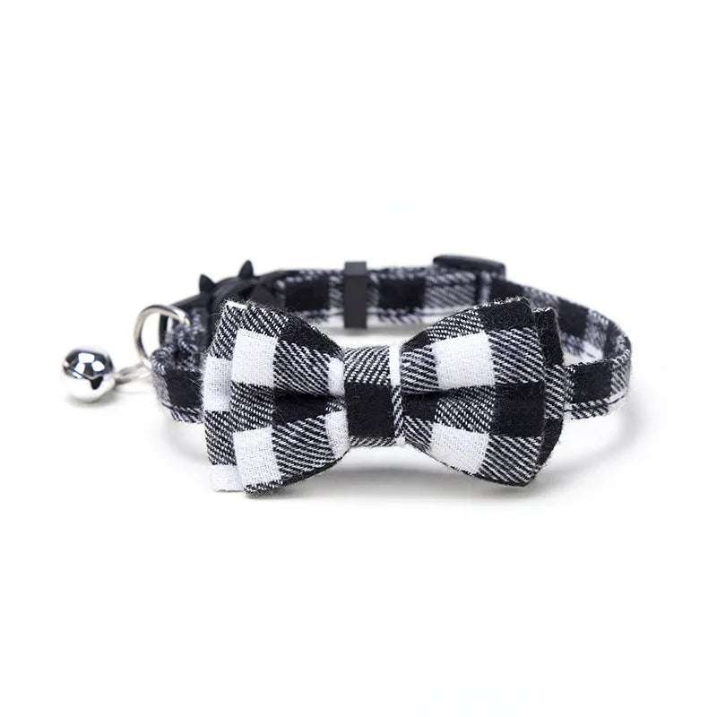 Breakaway Cat Collar with Bow Tie & Bell