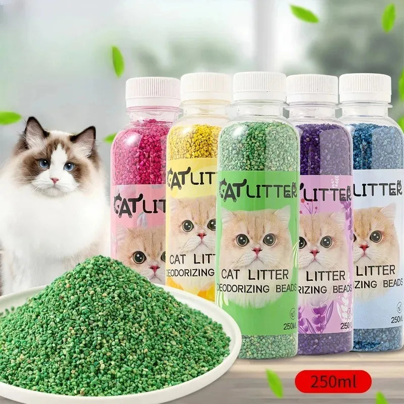 Cat Litter Deodorizer Beads – Odor Eliminator, 5 Fragrances