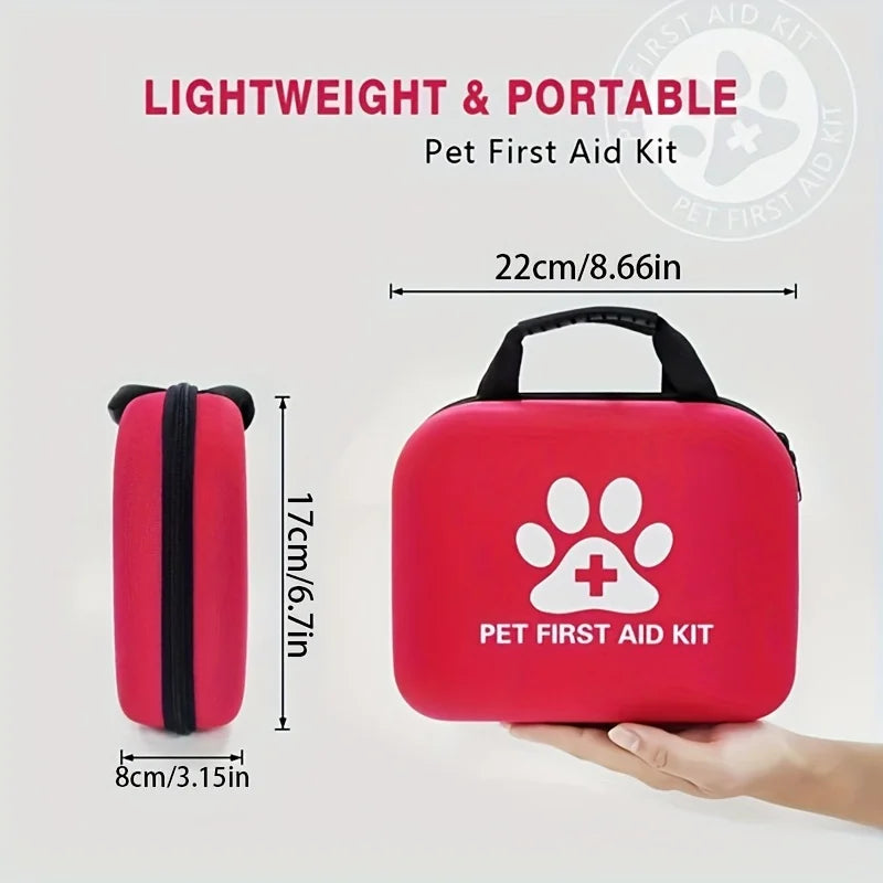 Portable Pet First Aid Kit – 30-Piece